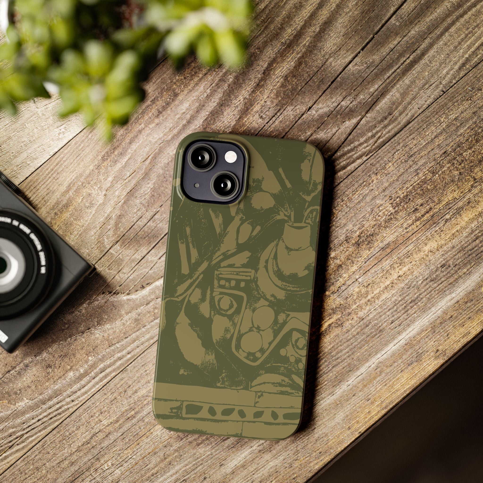 Monstera Pot | Slim Phone Case