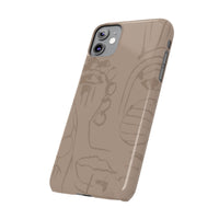 Totem Series | Neutral Brown Slim Phone Case
