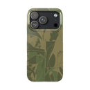 Green Color Block | Slim Phone Case
