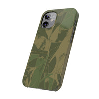 Green Color Block | Slim Phone Case