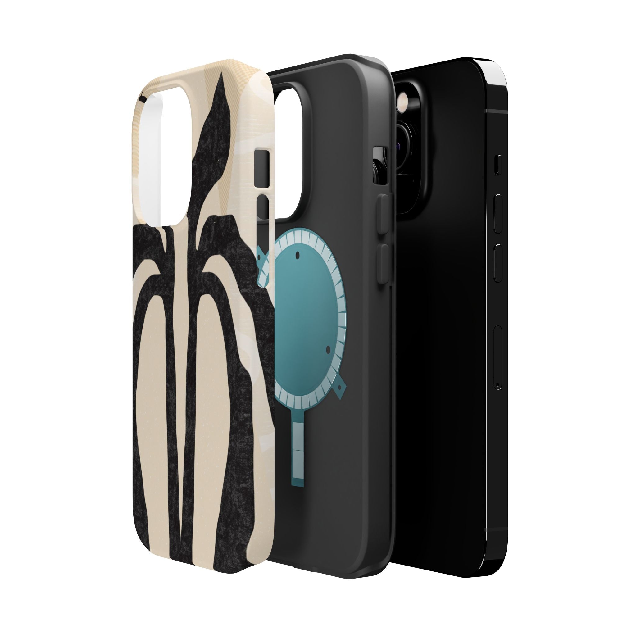 Stylish Impact-Resistant Phone Cases with Unique Floral Design