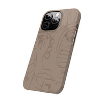 Totem Series | Neutral Brown Slim Phone Case