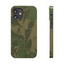 Green Color Block | Slim Phone Case