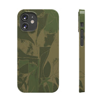 Green Color Block | Slim Phone Case