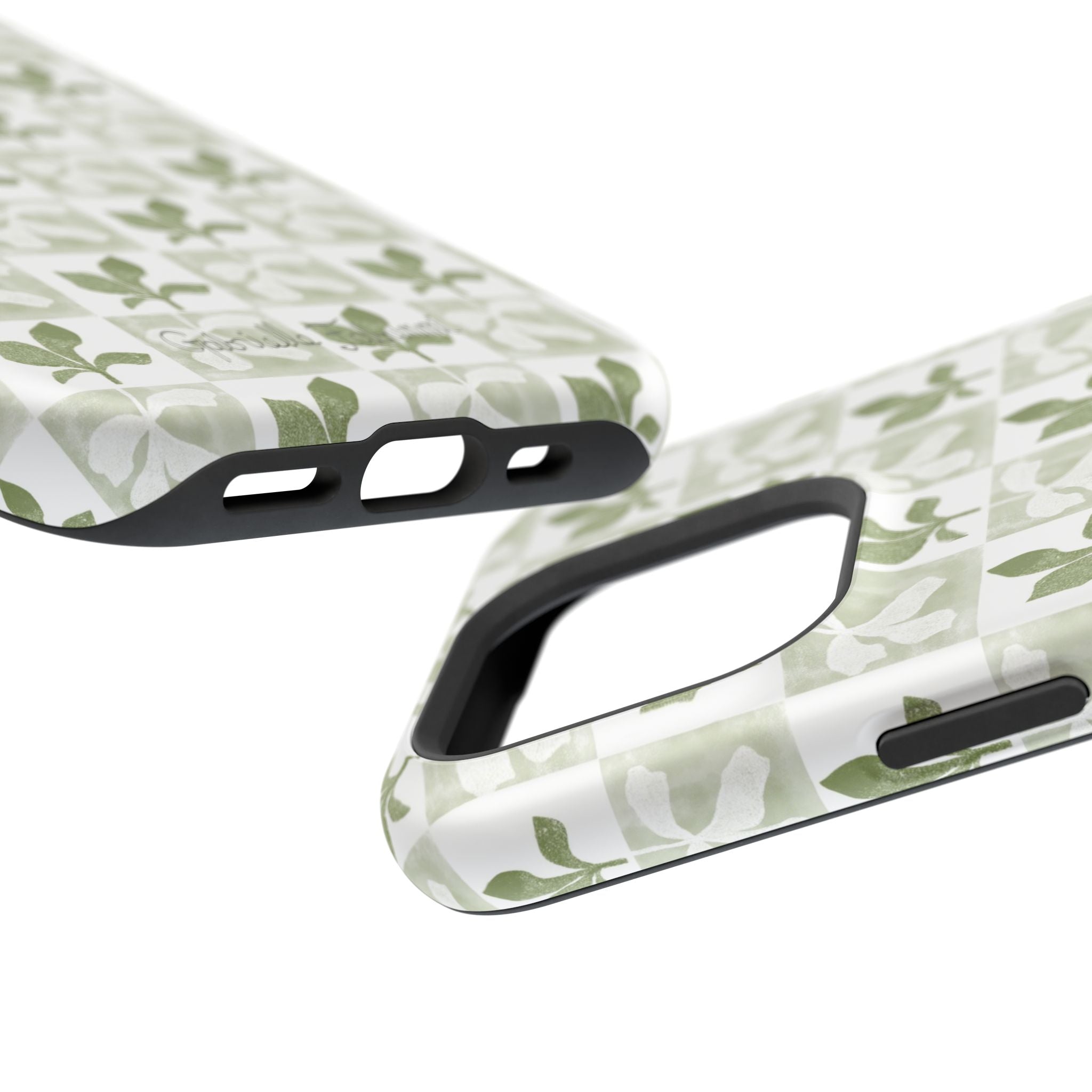 Botanical Impact-Resistant Phone Case - Eco-Friendly Design