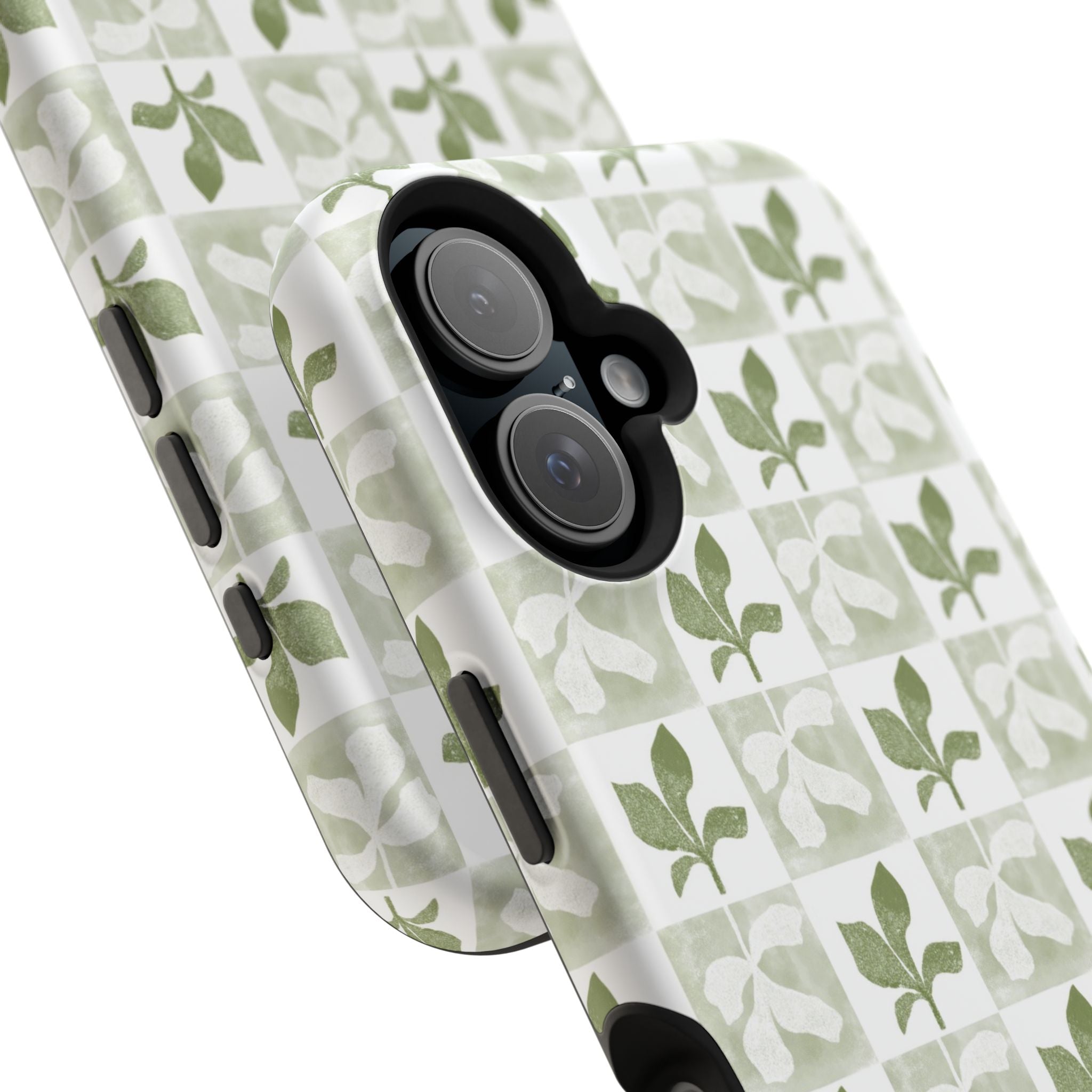 Botanical Impact-Resistant Phone Case - Eco-Friendly Design