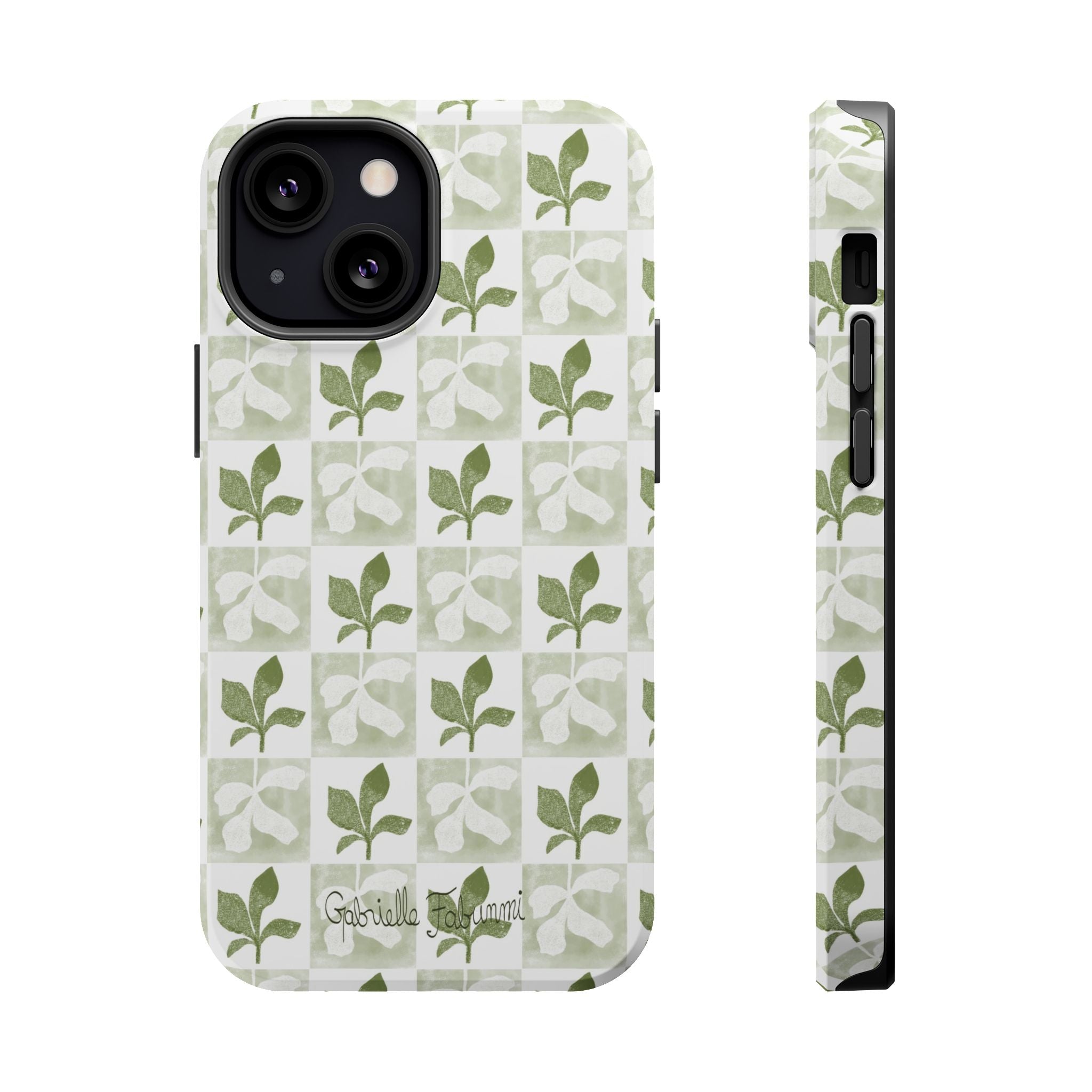 Botanical Impact-Resistant Phone Case - Eco-Friendly Design