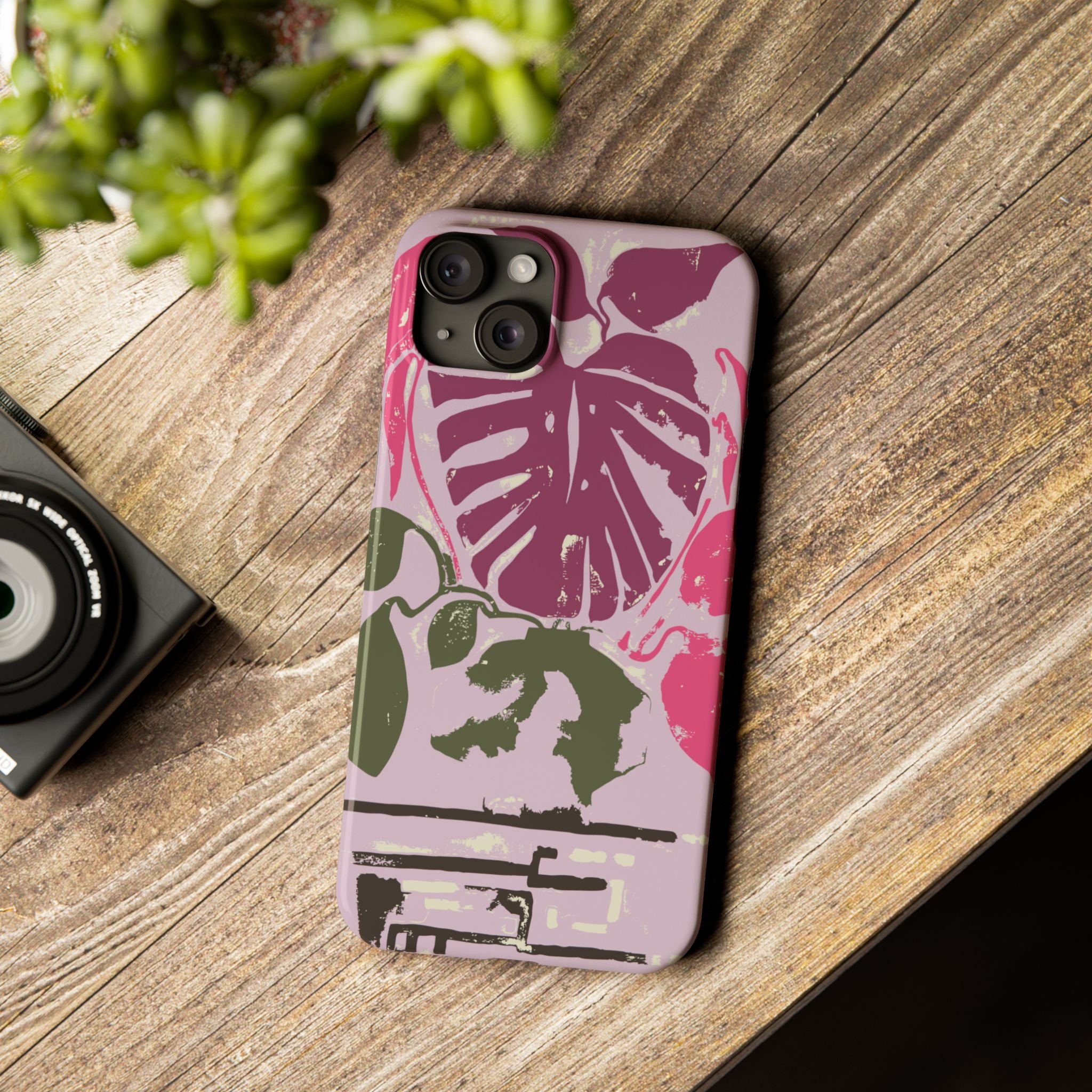 Monstera | Slim Phone Case