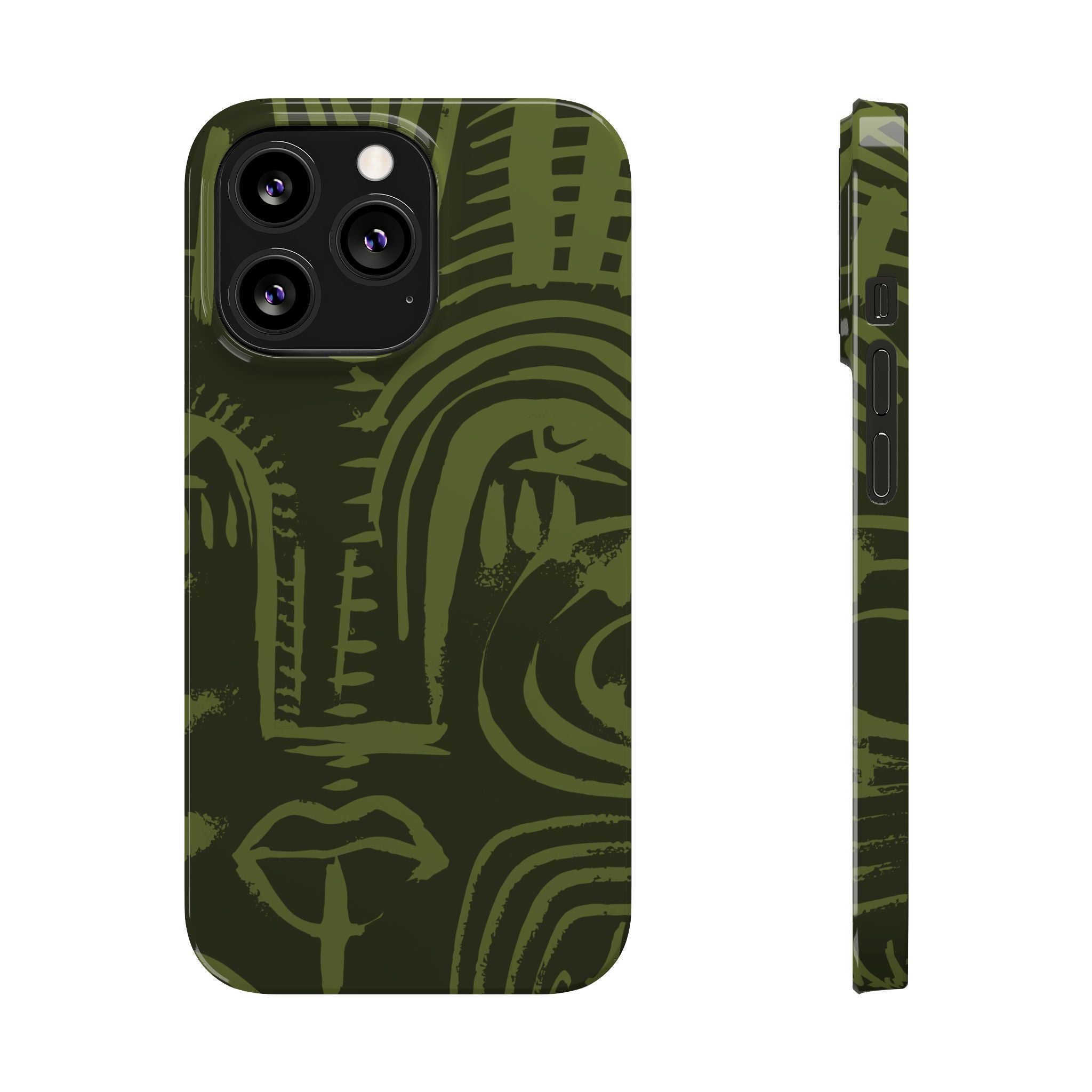 Totem artwork Slim Phone Case | Gabrielle Fabunmi series