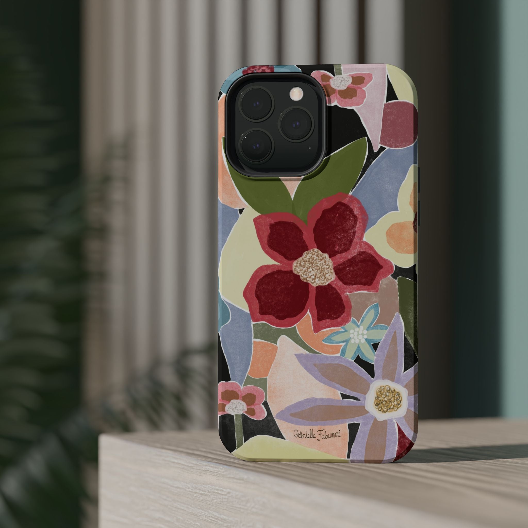 Floral Collage Magnetic Impact-Resistant Phone Case