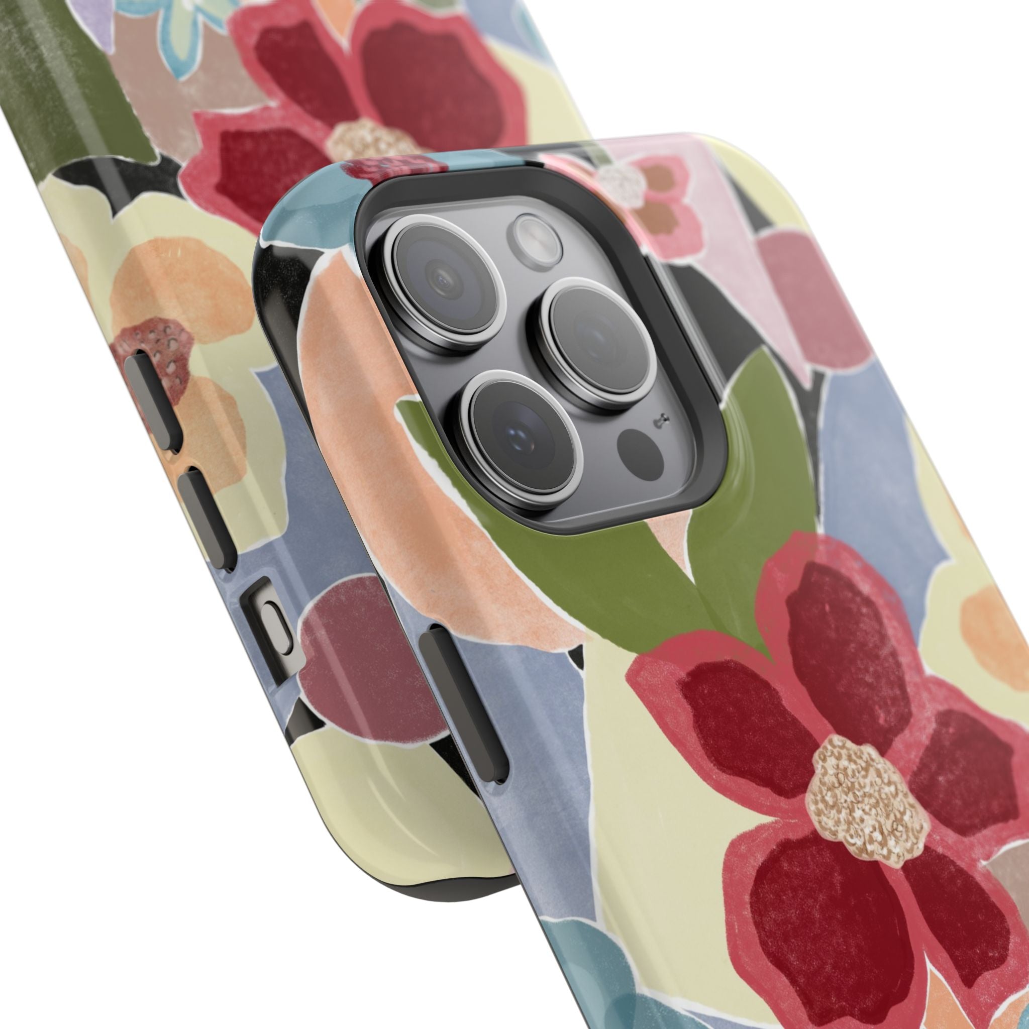 Floral Collage Magnetic Impact-Resistant Phone Case