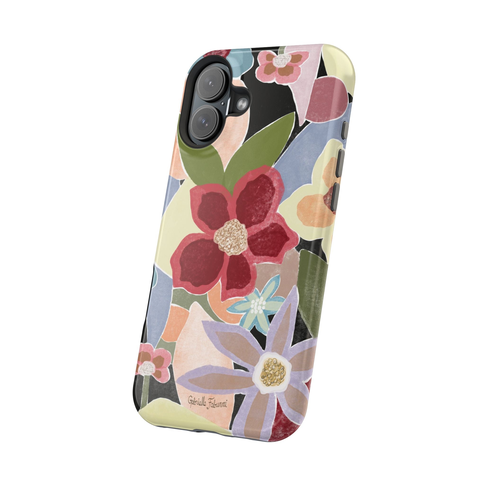 Floral Collage Magnetic Impact-Resistant Phone Case