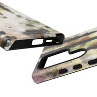 Abstract Camouflage Tough Phone Case — Watercolor Drip Design