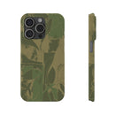 Green Color Block | Slim Phone Case