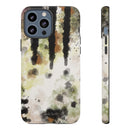 Abstract Camouflage Tough Phone Case — Watercolor Drip Design