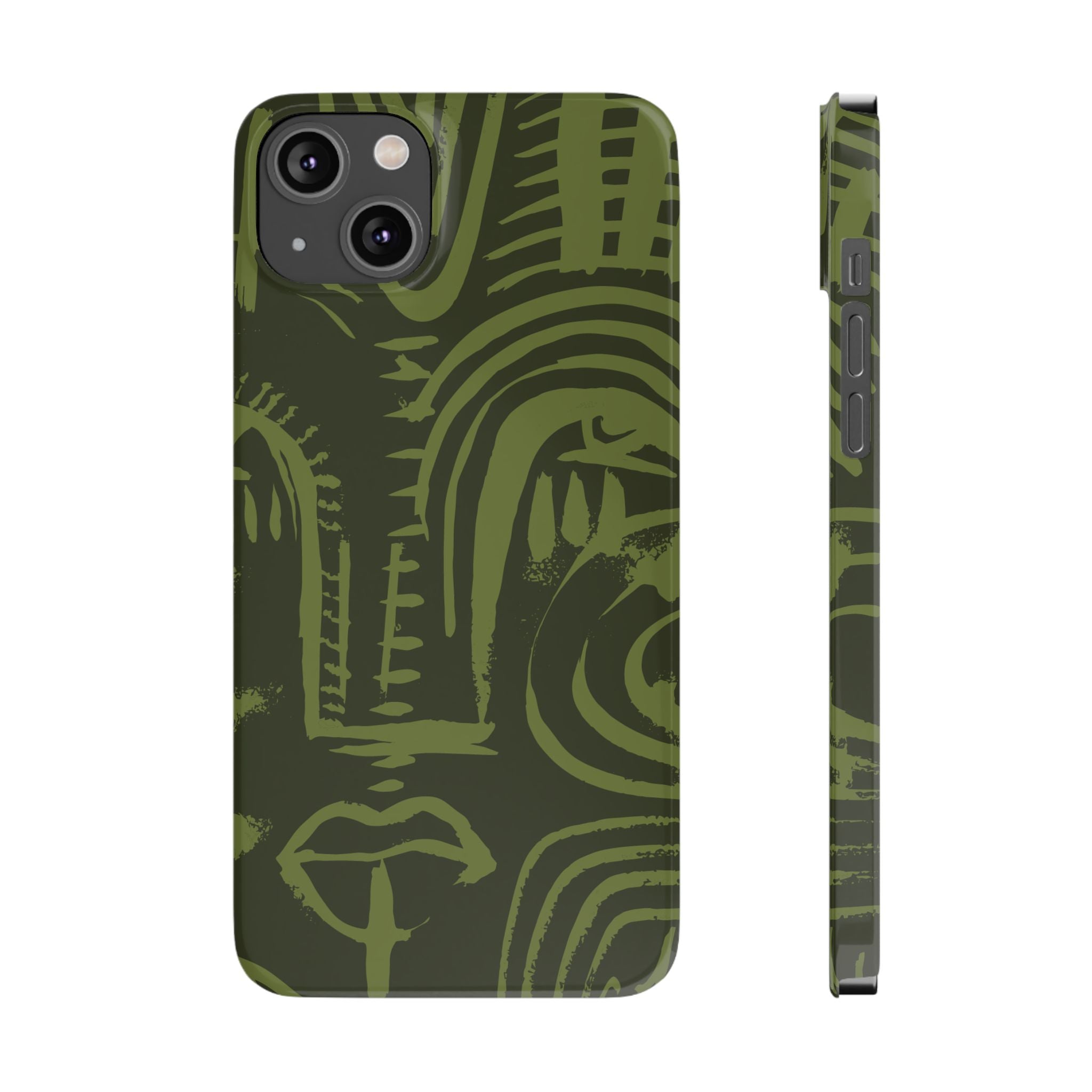 Totem artwork Slim Phone Case | Gabrielle Fabunmi series