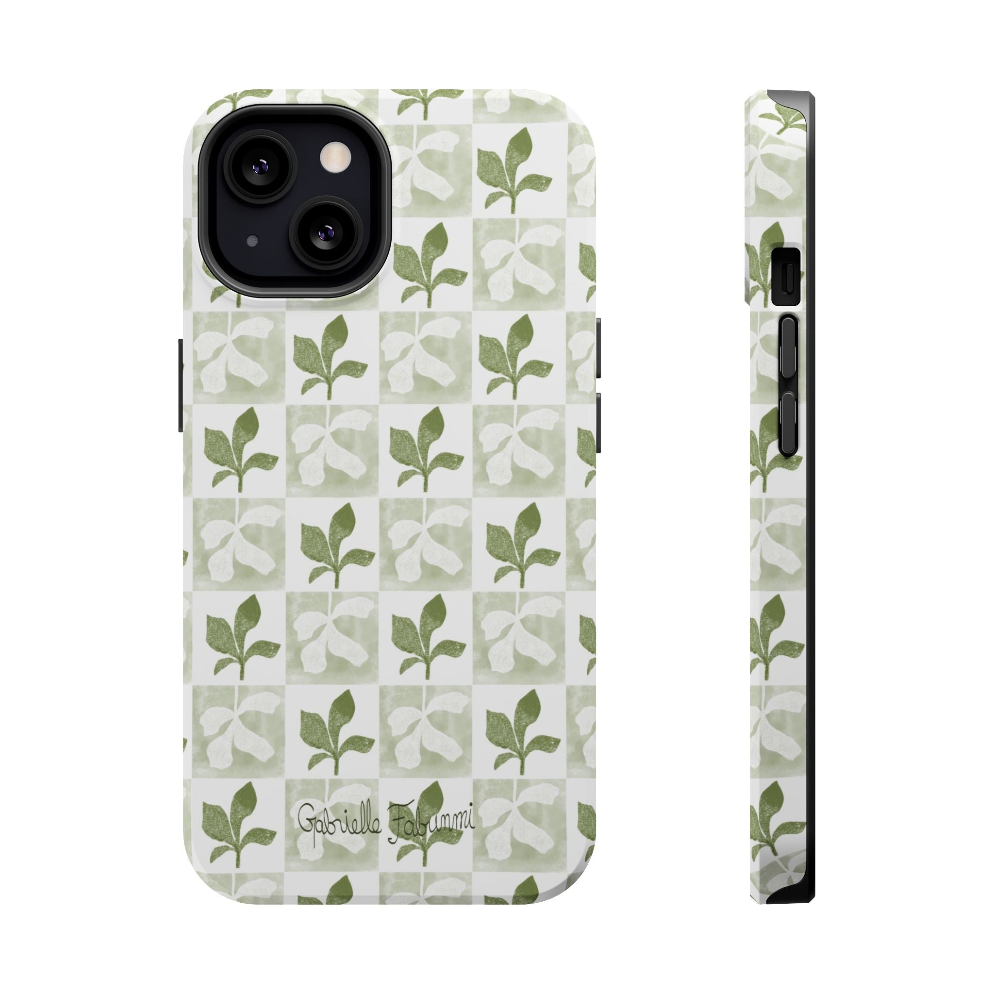 Botanical Impact-Resistant Phone Case - Eco-Friendly Design