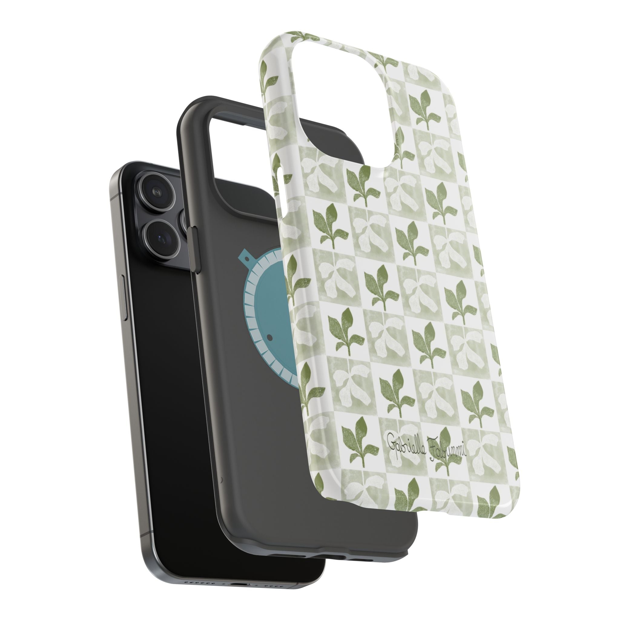 Botanical Impact-Resistant Phone Case - Eco-Friendly Design