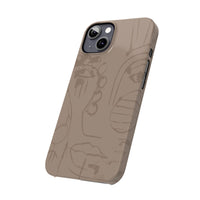 Totem Series | Neutral Brown Slim Phone Case