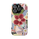 Floral Collage Magnetic Impact-Resistant Phone Case