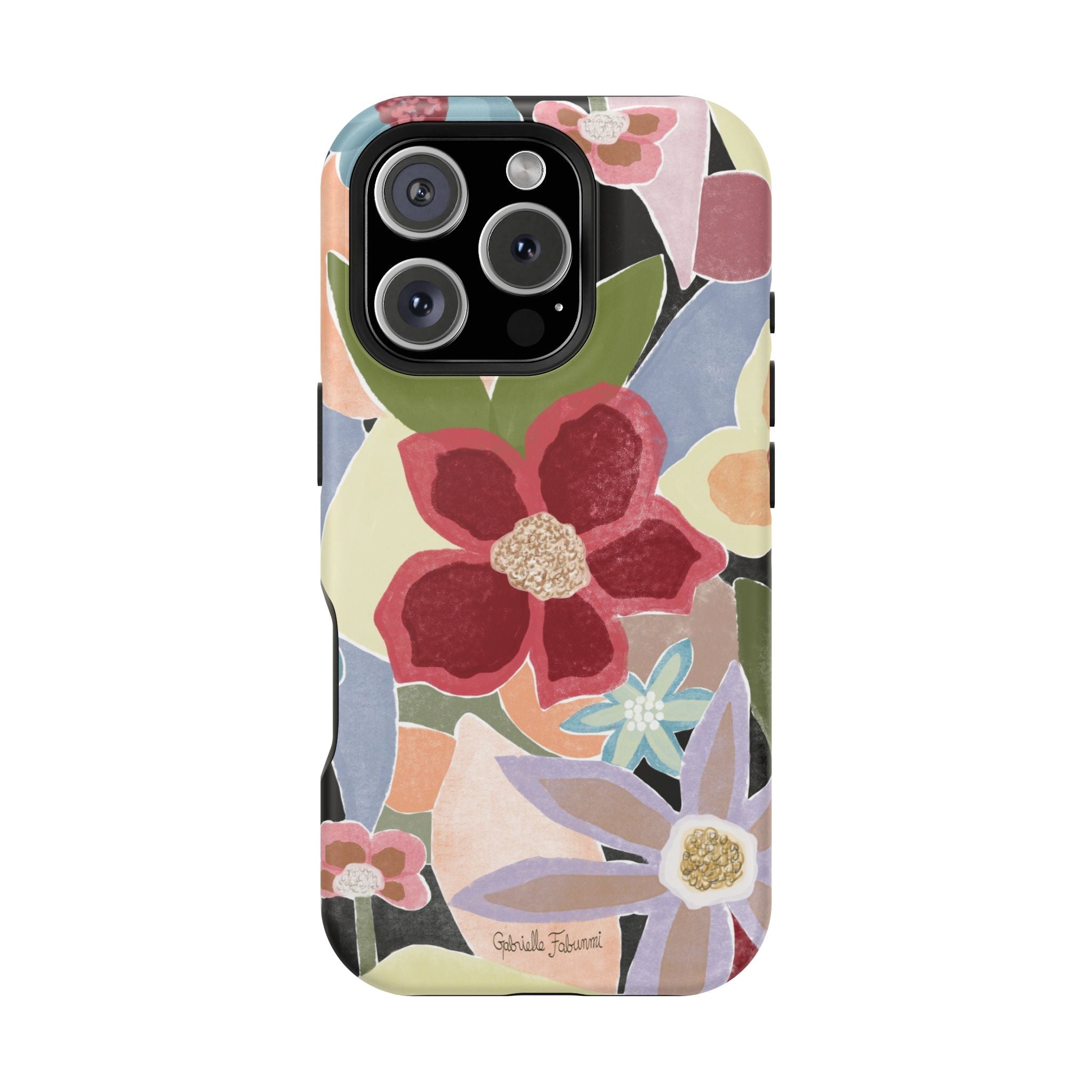 Floral Collage Magnetic Impact-Resistant Phone Case