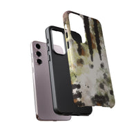 Abstract Camouflage Tough Phone Case — Watercolor Drip Design