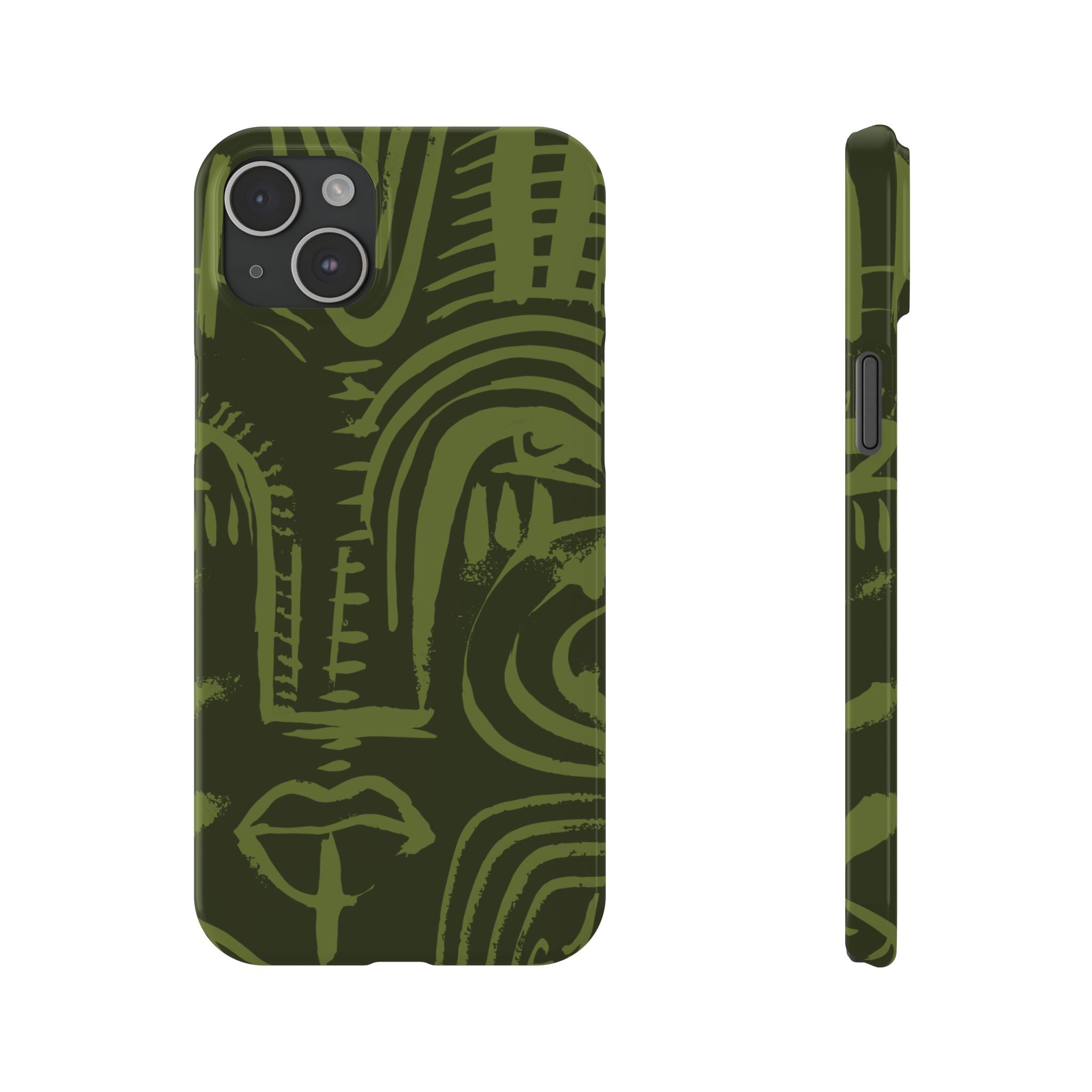 Totem artwork Slim Phone Case | Gabrielle Fabunmi series