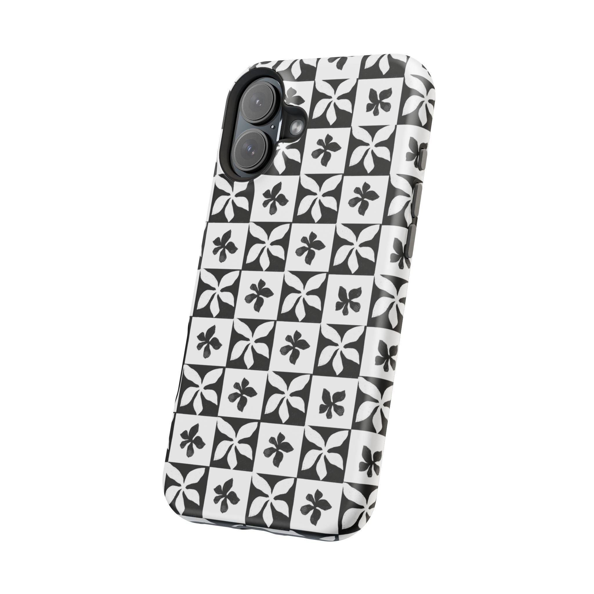 Stylish Impact-Resistant Phone Cases with Floral Design