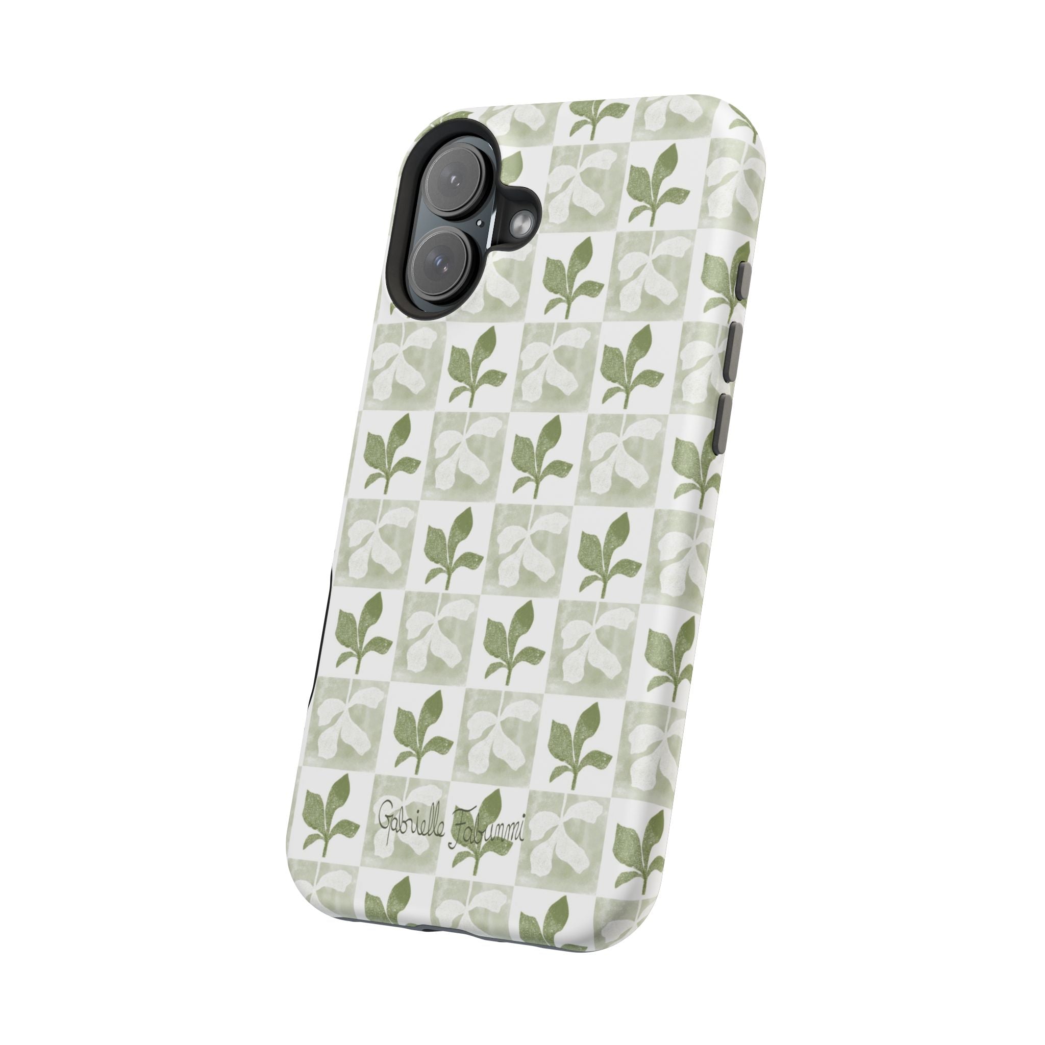 Botanical Impact-Resistant Phone Case - Eco-Friendly Design