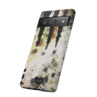 Abstract Camouflage Tough Phone Case — Watercolor Drip Design