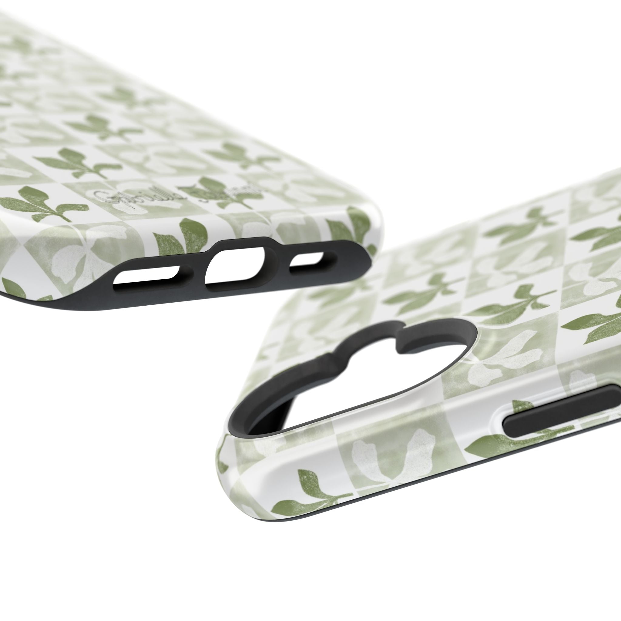 Botanical Impact-Resistant Phone Case - Eco-Friendly Design