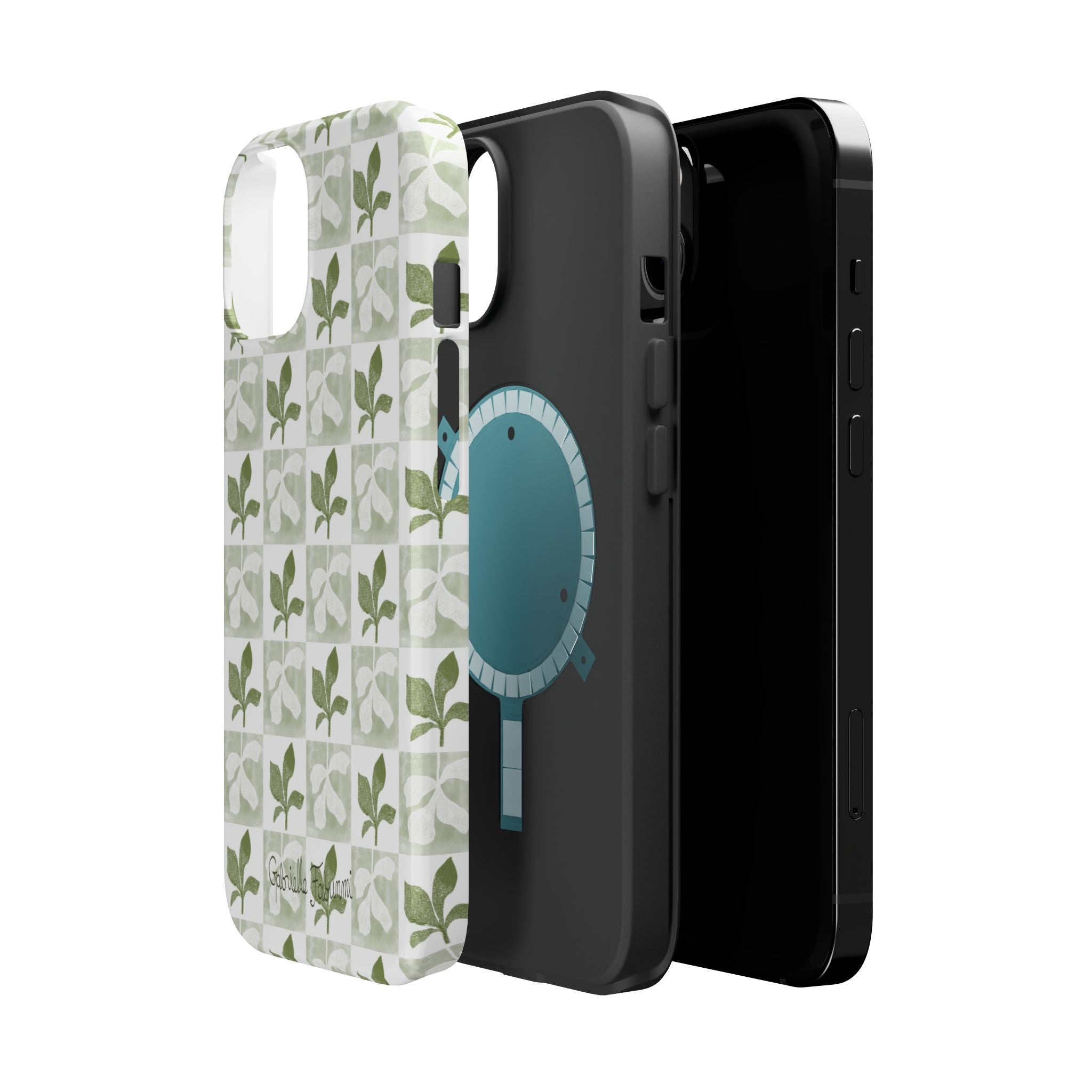 Botanical Impact-Resistant Phone Case - Eco-Friendly Design