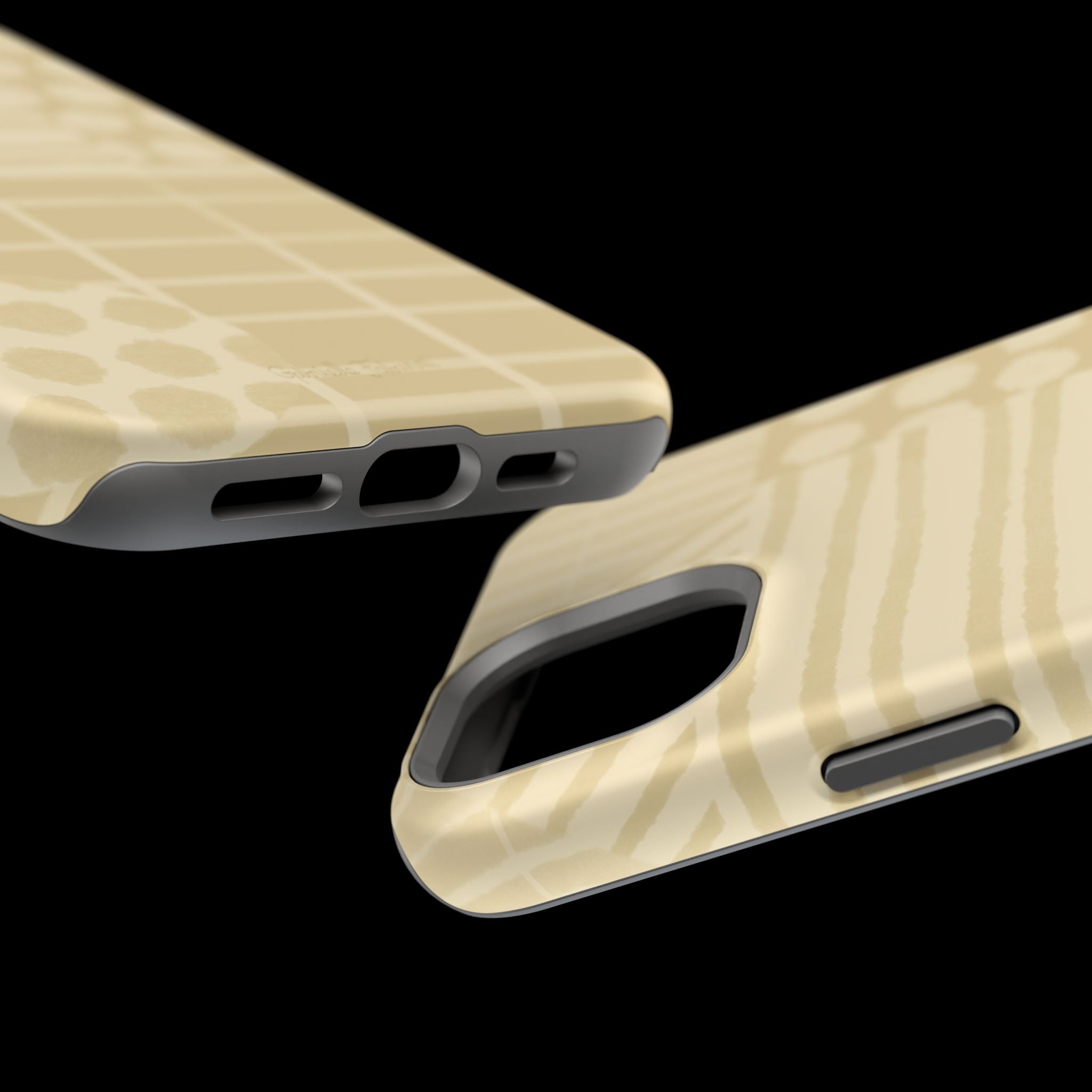 Magnetic Impact-Resistant Phone Case — Neutral Geometric Pattern