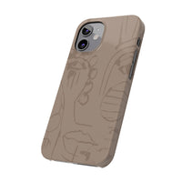 Totem Series | Neutral Brown Slim Phone Case