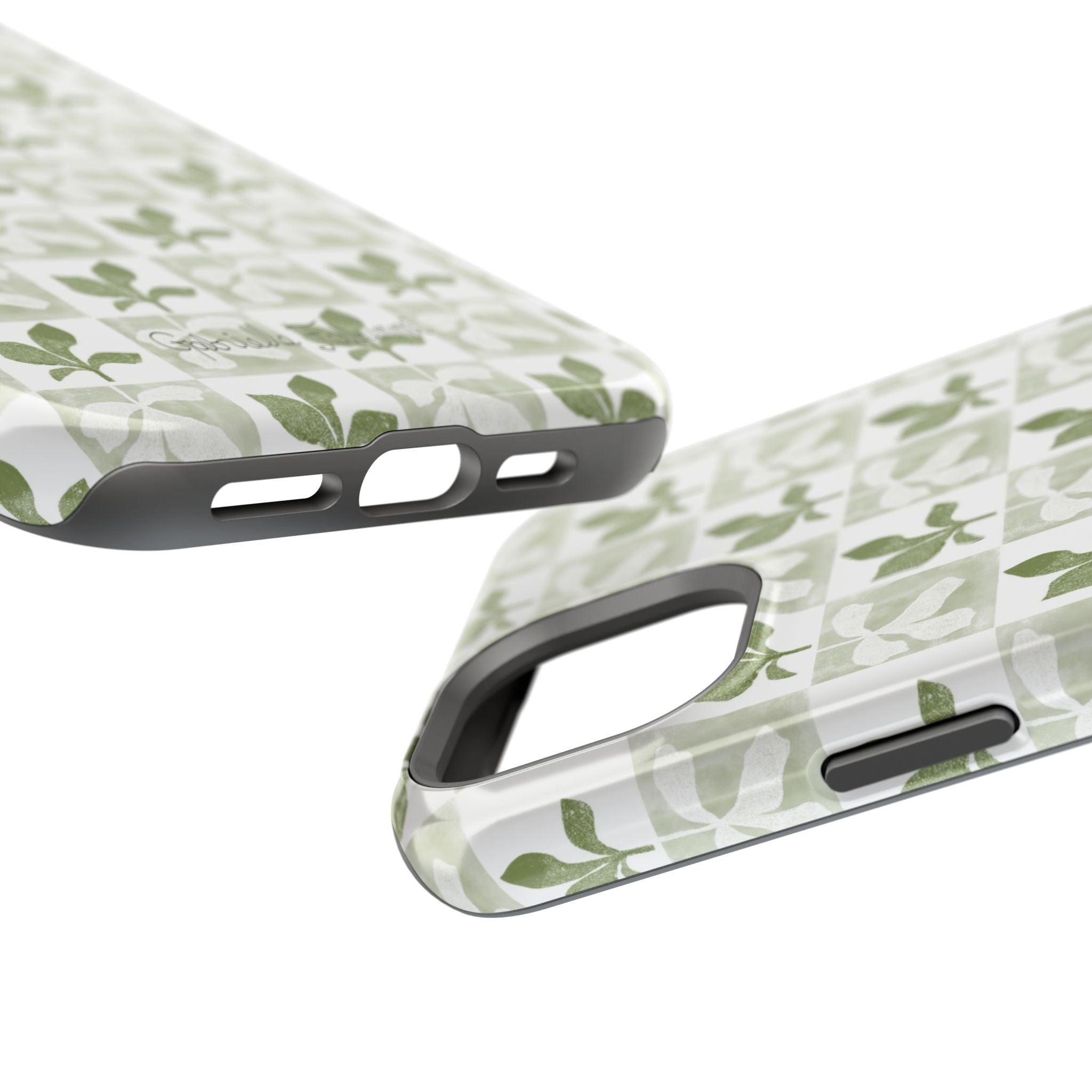 Botanical Impact-Resistant Phone Case - Eco-Friendly Design