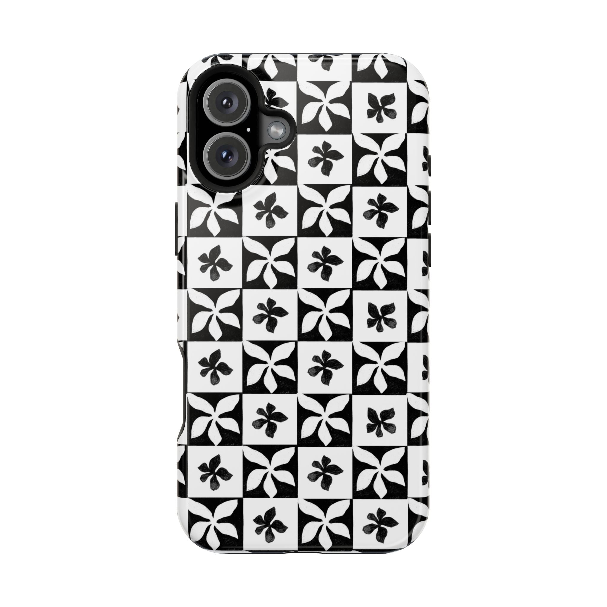 Stylish Impact-Resistant Phone Cases with Floral Design