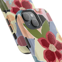 Floral Collage Magnetic Impact-Resistant Phone Case