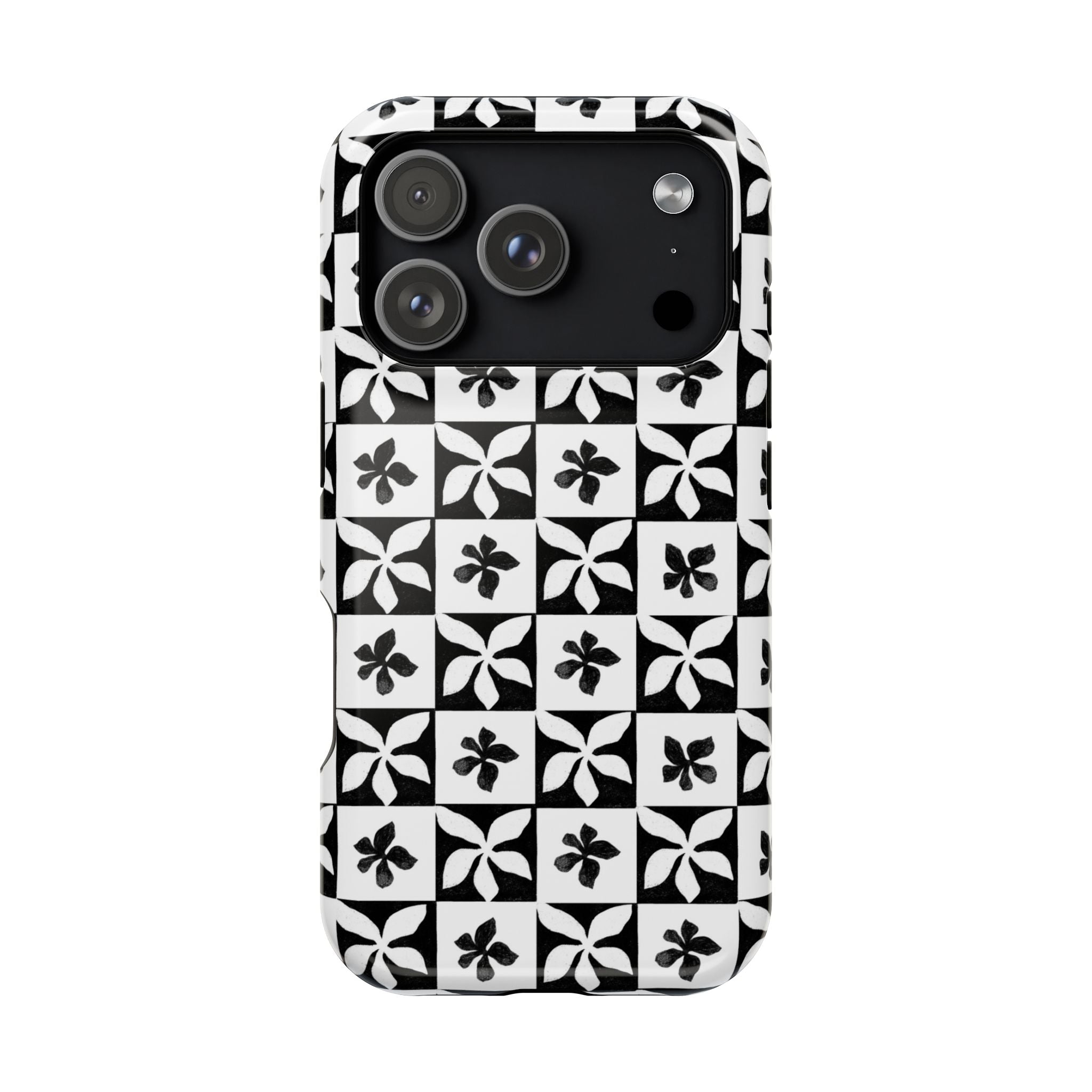 Stylish Impact-Resistant Phone Cases with Floral Design