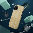 Magnetic Impact-Resistant Phone Case — Neutral Geometric Pattern