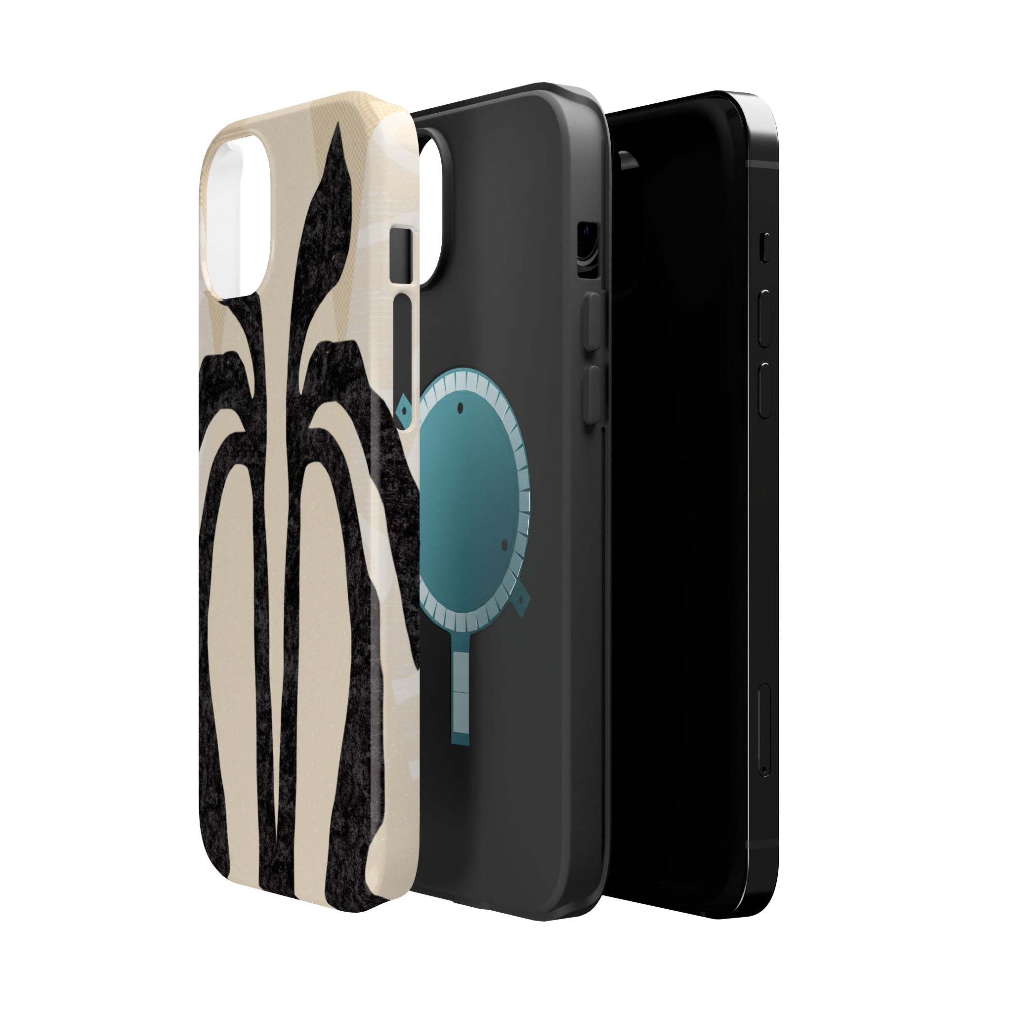 Stylish Impact-Resistant Phone Cases with Unique Floral Design