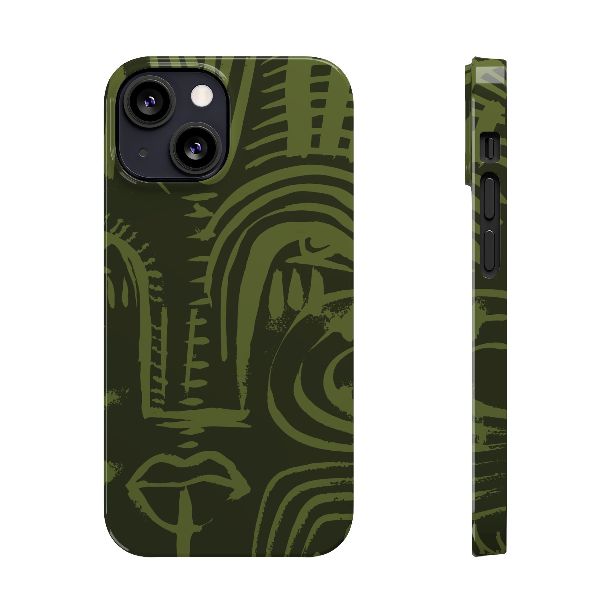 Totem artwork Slim Phone Case | Gabrielle Fabunmi series