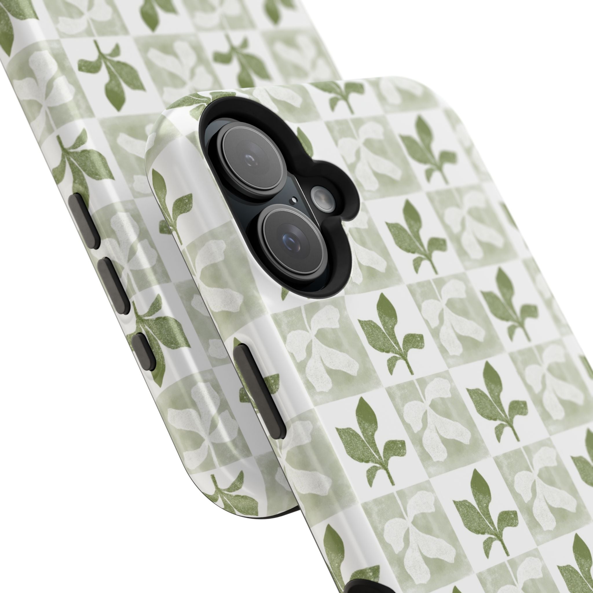 Botanical Impact-Resistant Phone Case - Eco-Friendly Design