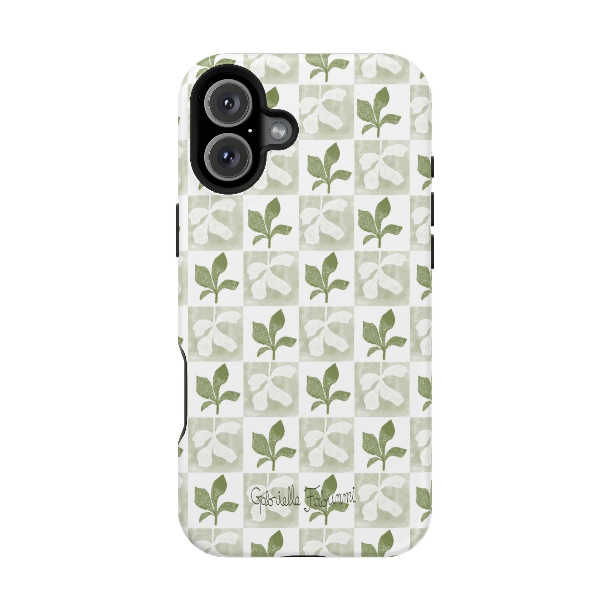 Botanical Impact-Resistant Phone Case - Eco-Friendly Design