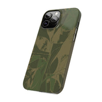 Green Color Block | Slim Phone Case