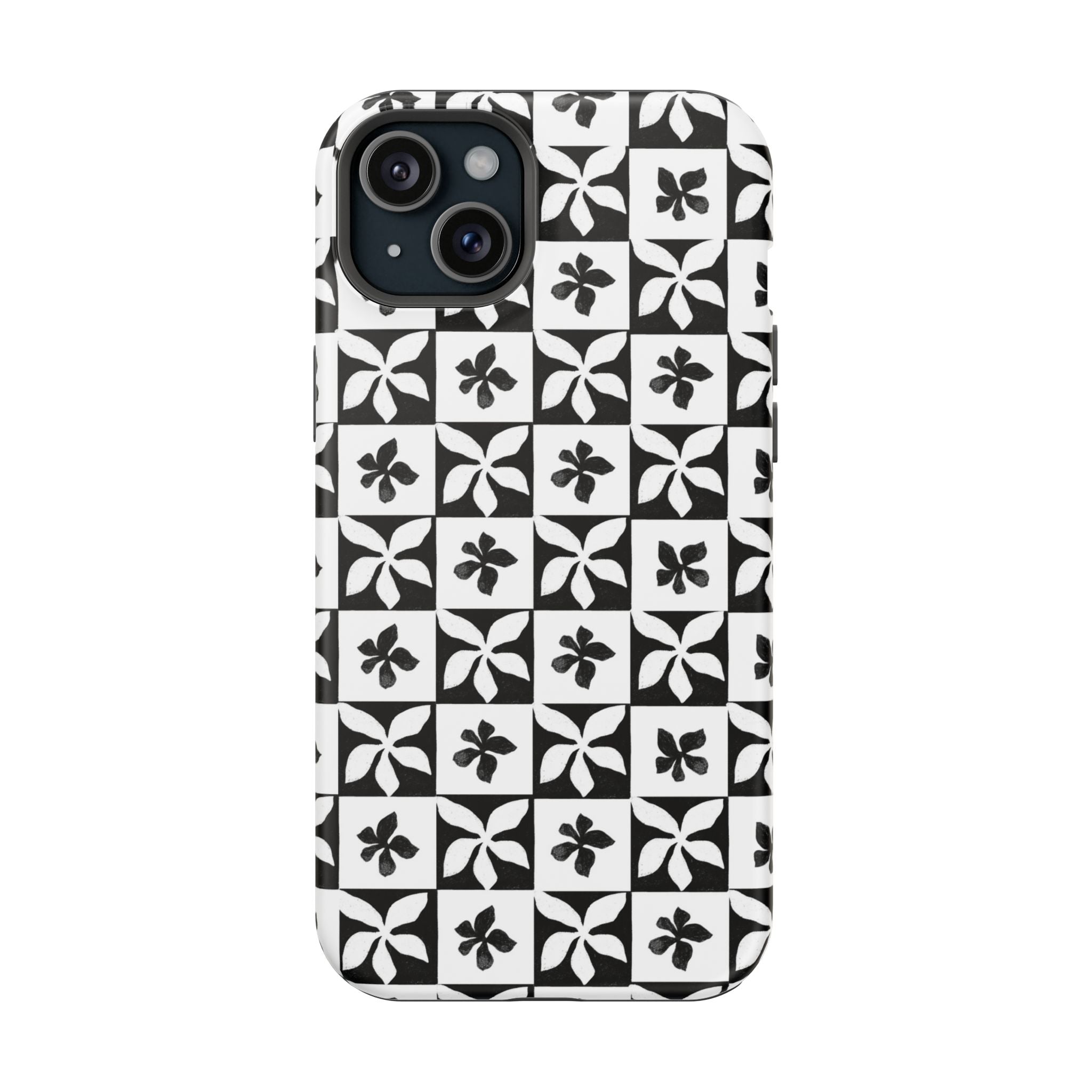 Stylish Impact-Resistant Phone Cases with Floral Design