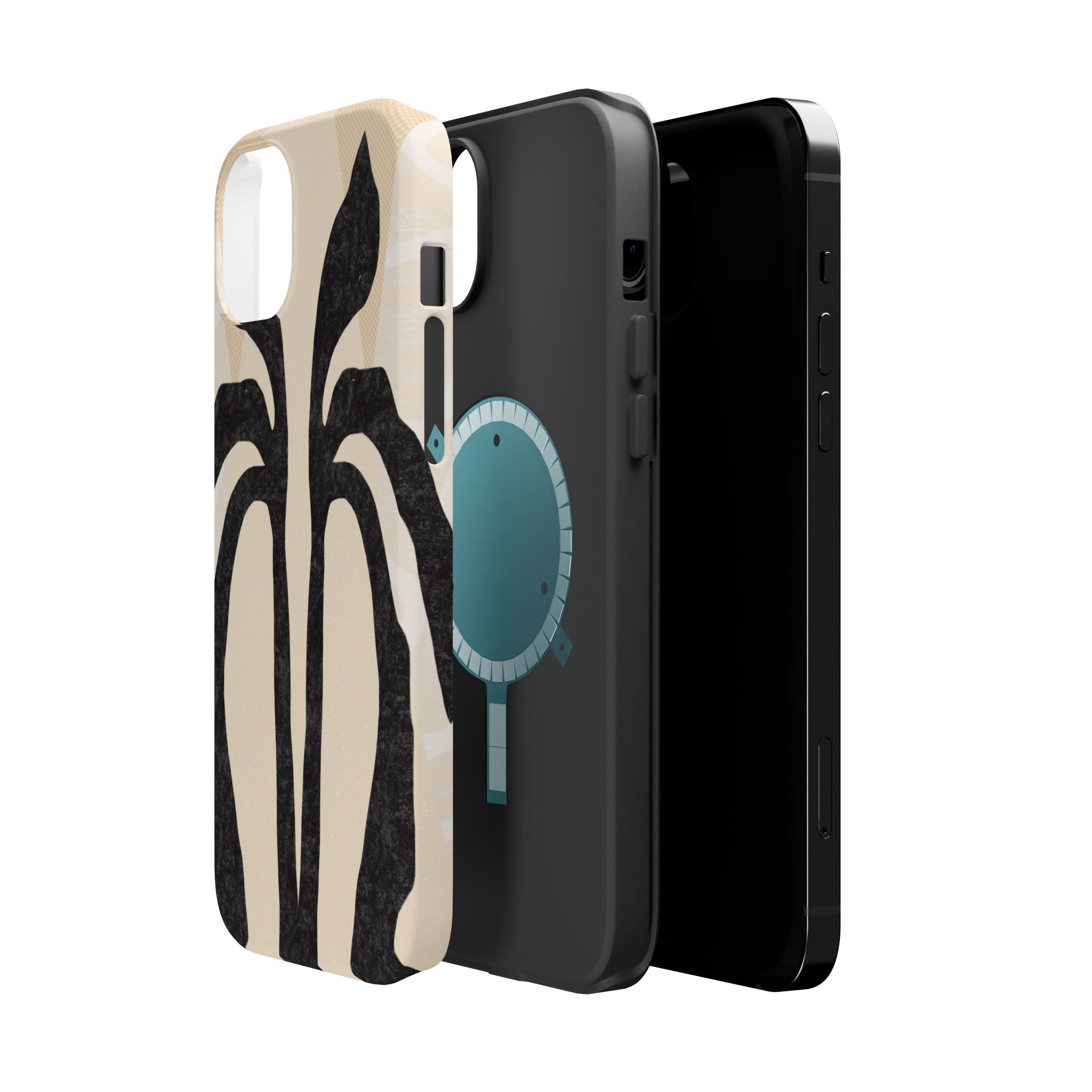 Stylish Impact-Resistant Phone Cases with Unique Floral Design