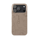 Totem Series | Neutral Brown Slim Phone Case