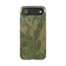 Green Color Block | Slim Phone Case