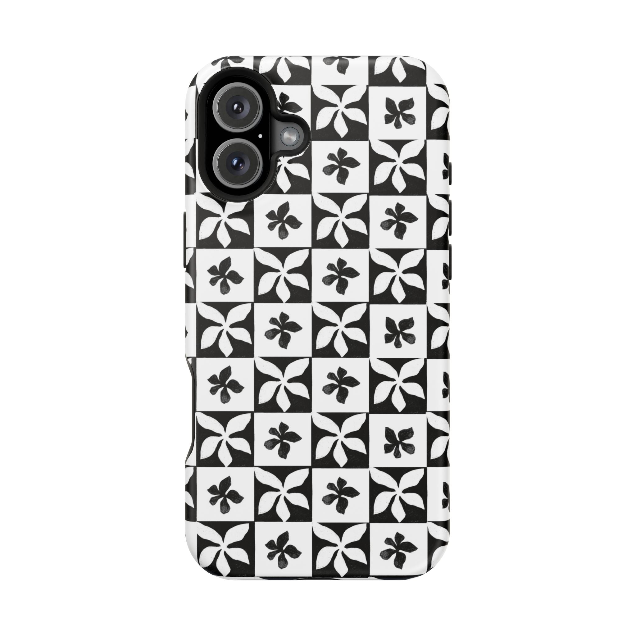 Stylish Impact-Resistant Phone Cases with Floral Design