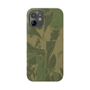 Green Color Block | Slim Phone Case
